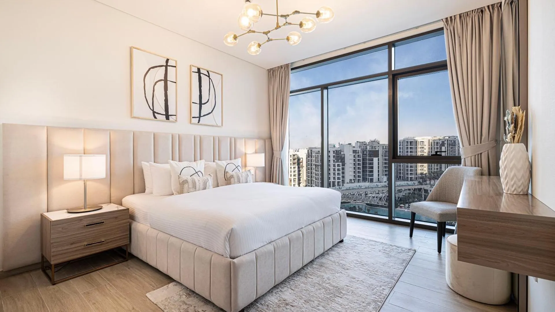 Cozy 2Br Retreat With Panoramic Dubai Creek Views Apartamento 0*,